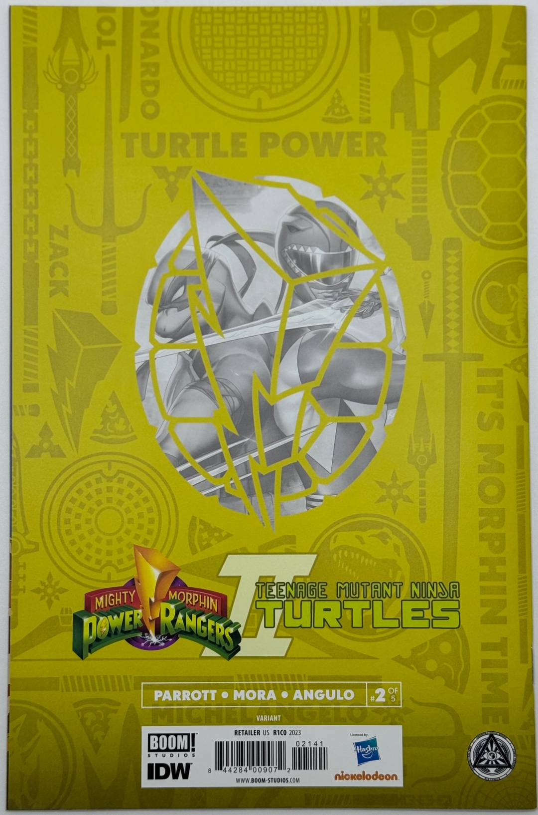 Mighty Morphin Power RAngers/ Teenage Mutant Ninja Turtles II #2 thumbnail 2