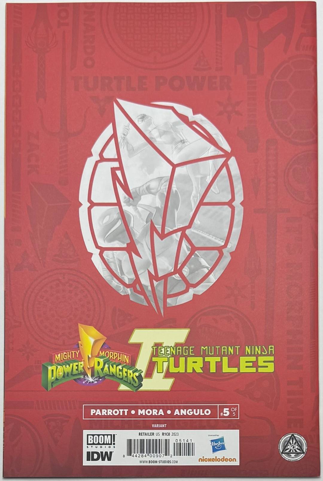 Mighty Morphin Power Rangers/ Teenage Mutant Ninja Turtles II #5 thumbnail 2