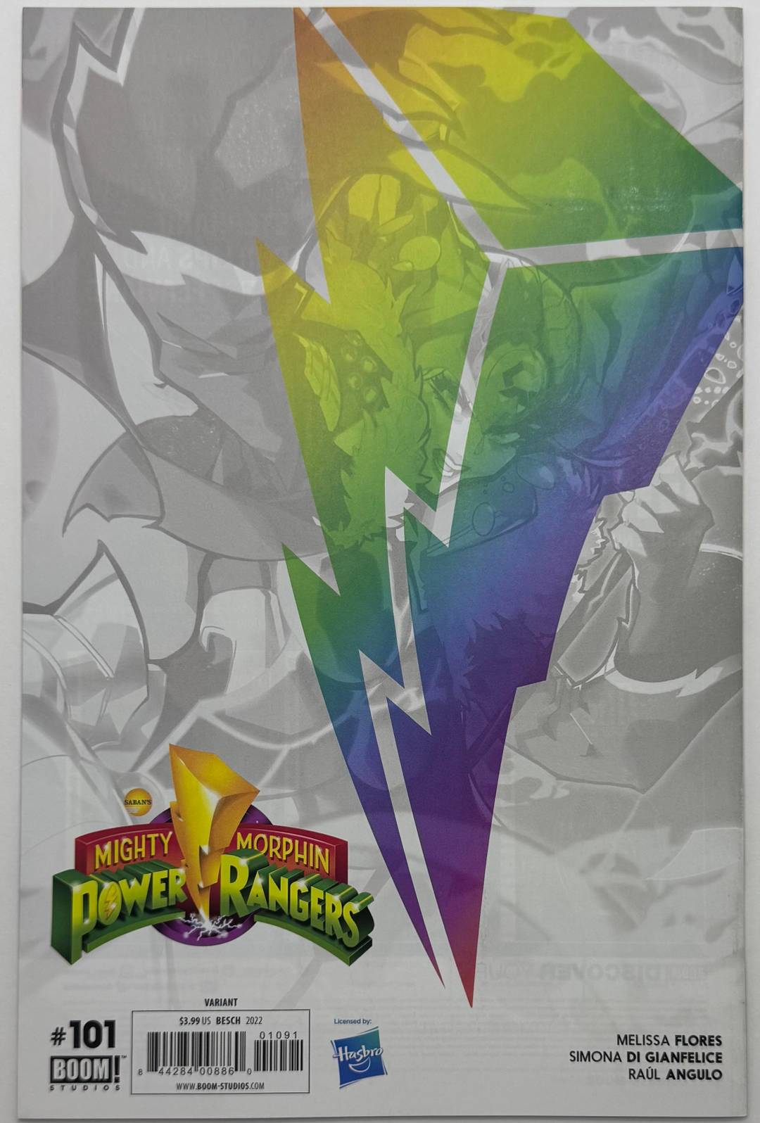 Mighty Morphin power Rangers #101 1:100 thumbnail 2