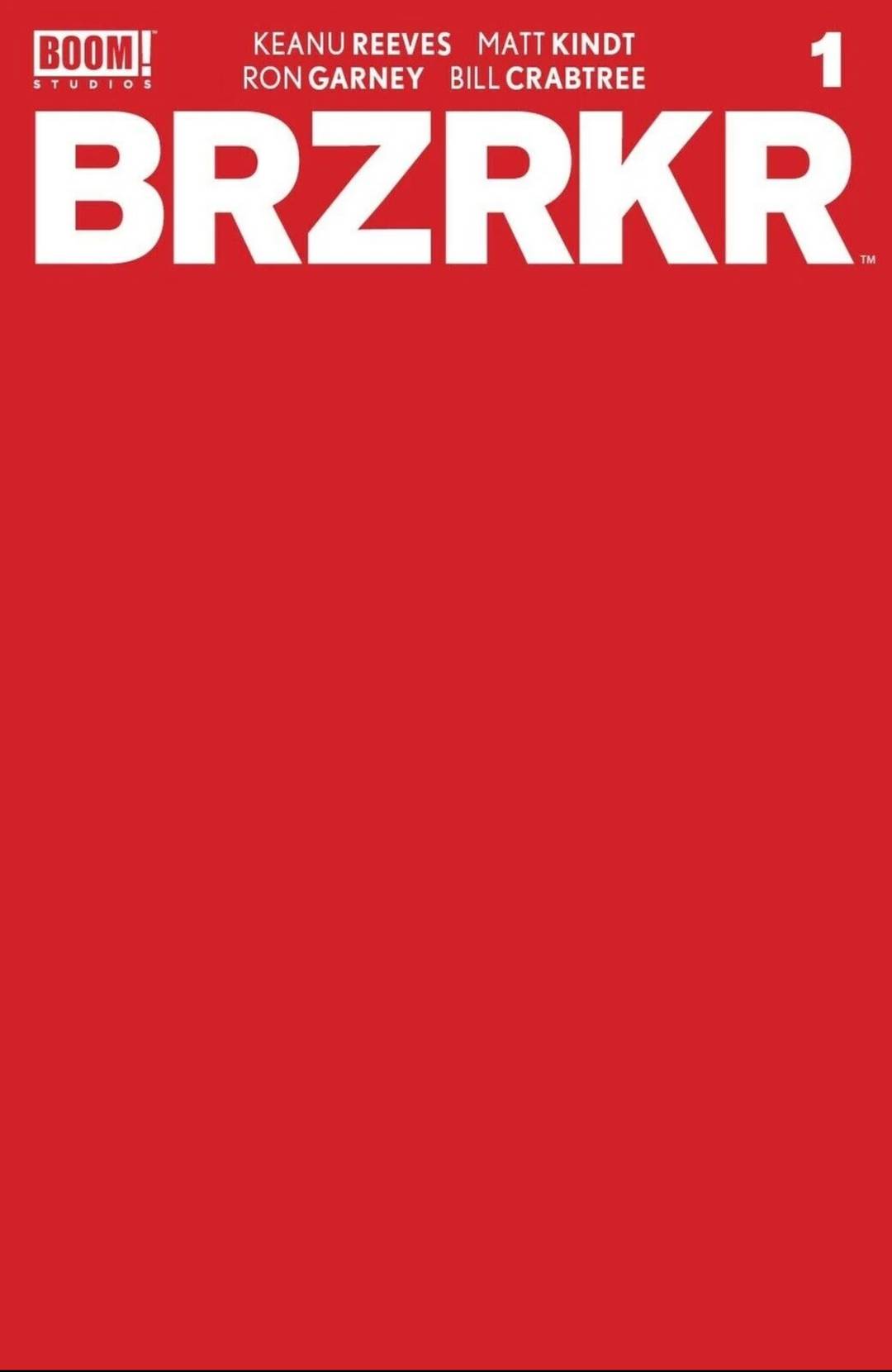 BRZRKR #1 1:10 Blank