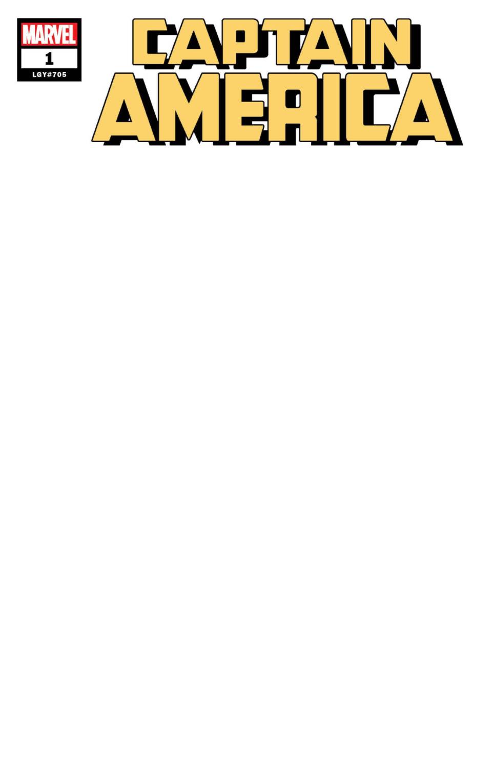 Captain America #1 Blank