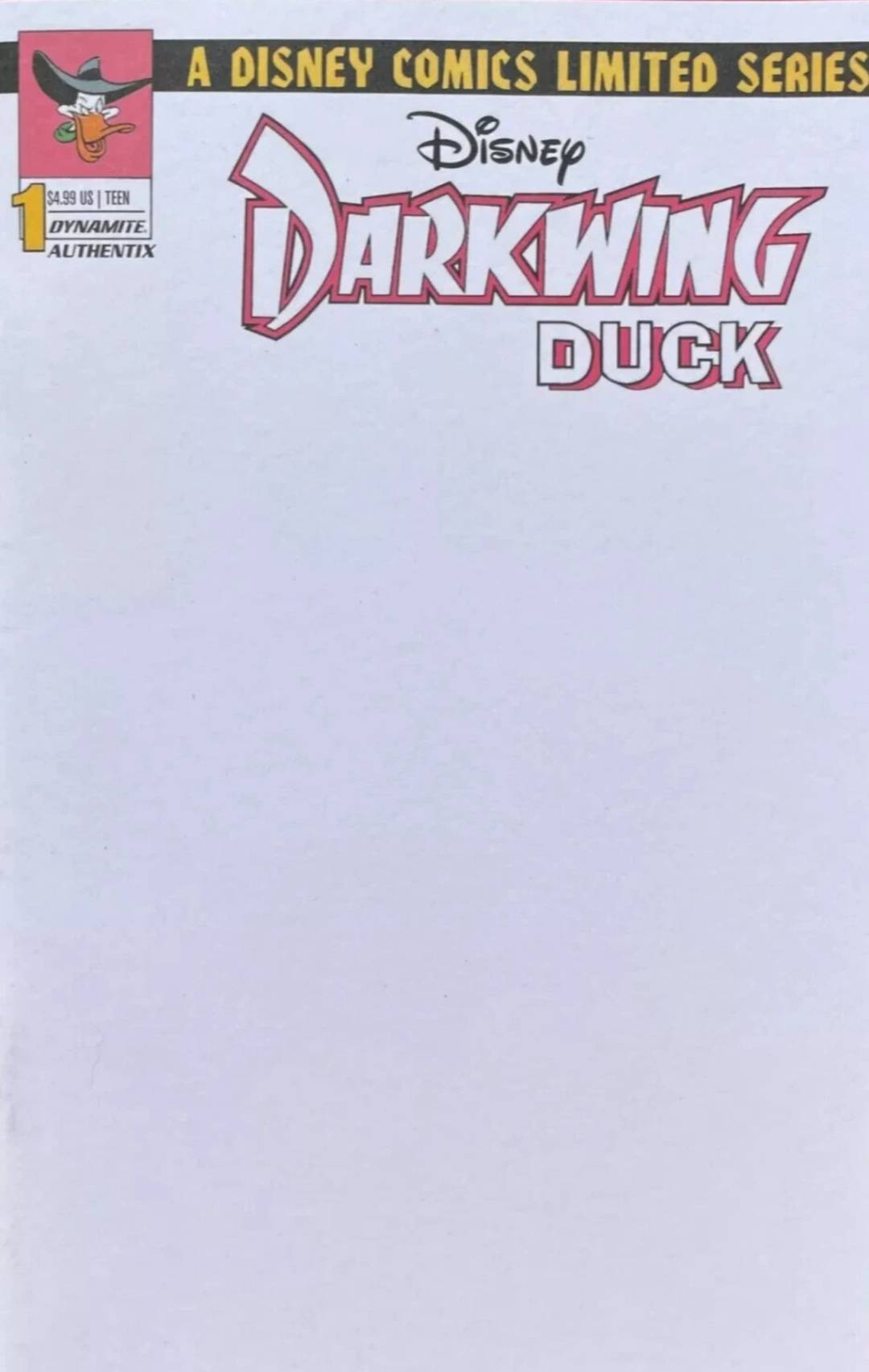 Darkwing Duck #1 Blank