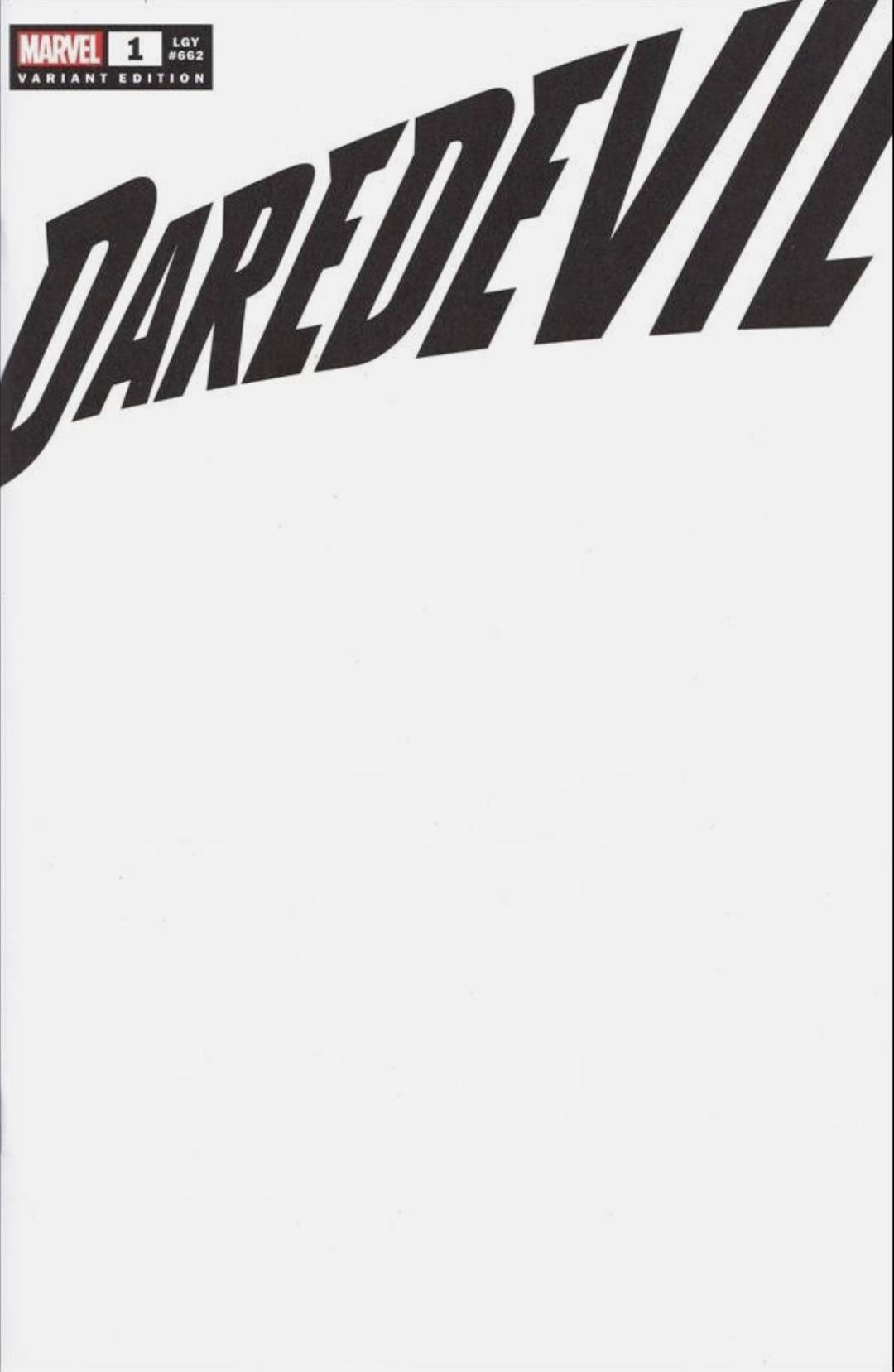 Daredevil #1 Blank