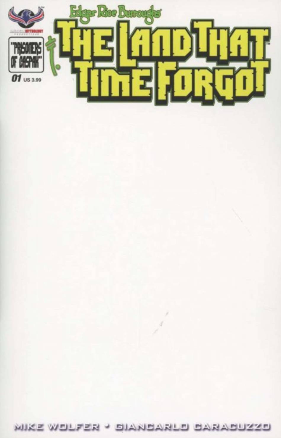 The Land That Time Forgot #1 Blank