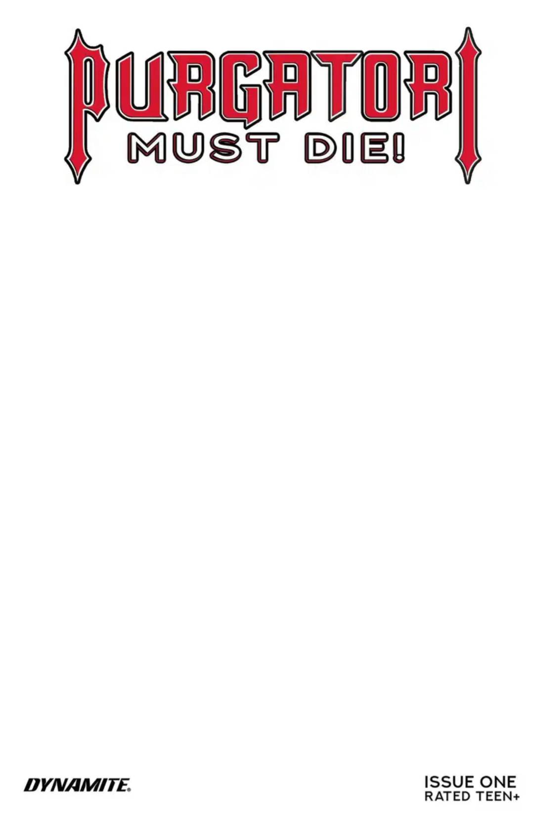 Purgatori Must Die #1 Blank