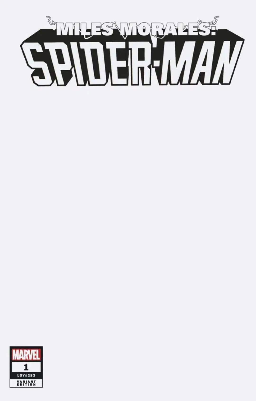 Miles Morales: Spider-Man #1 Blank