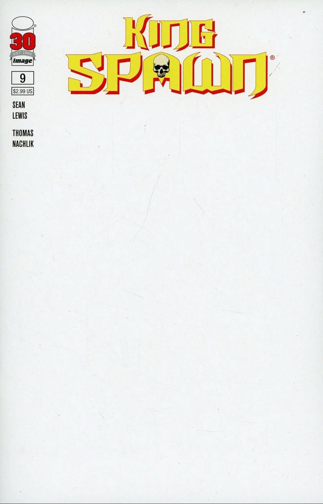 King Spawn #9 Blank