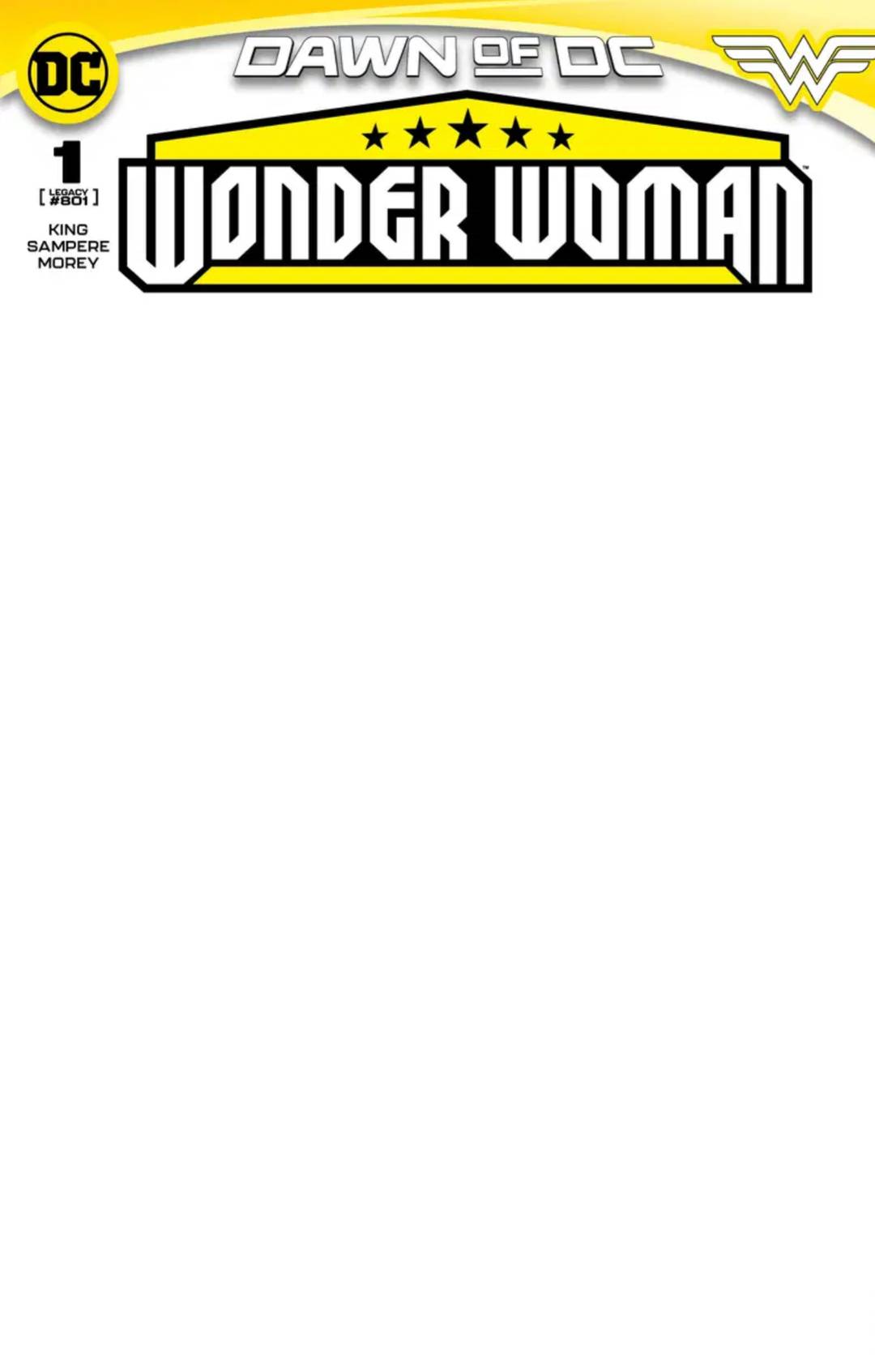 Wonder Woman #1 Blank