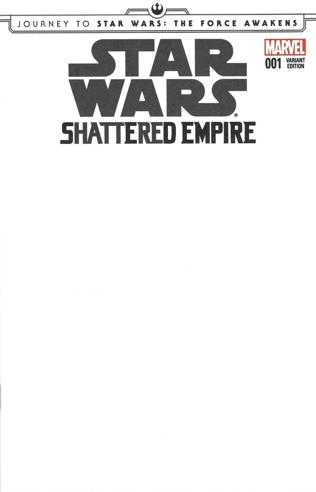 Star Wars: Shattered Empire #1 Blank