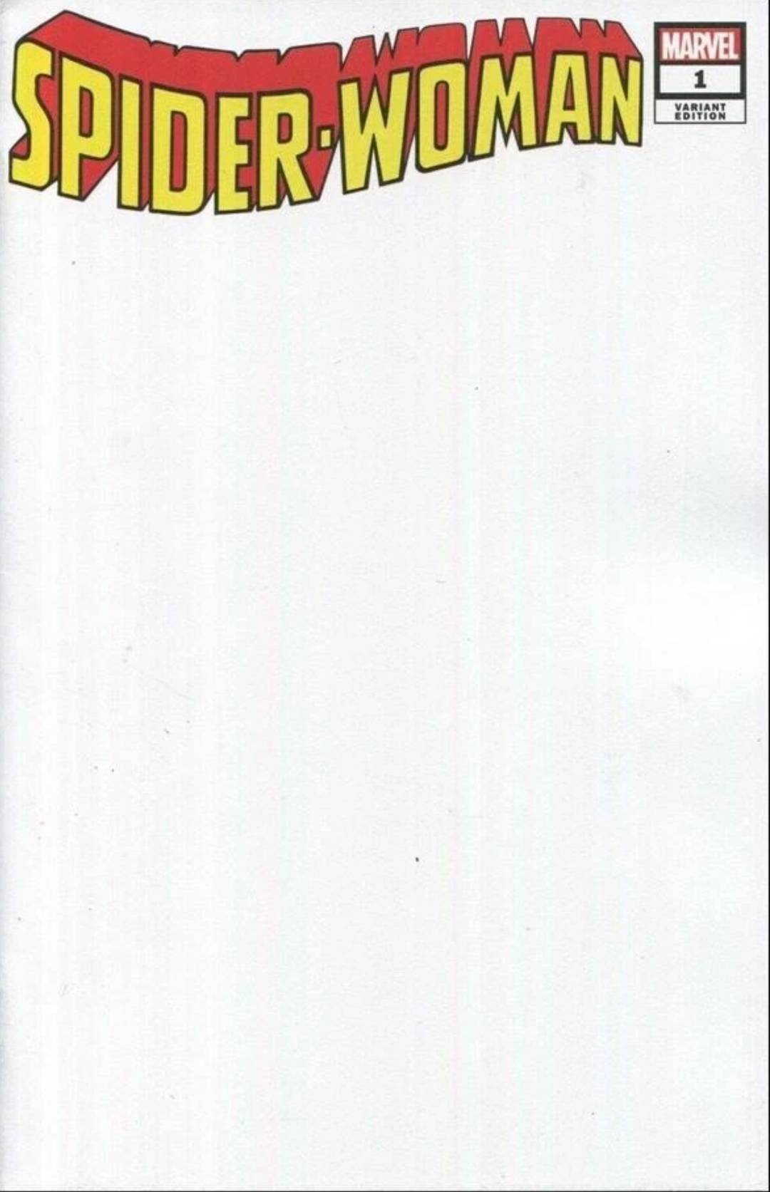 Spider-Woman #1 Blank