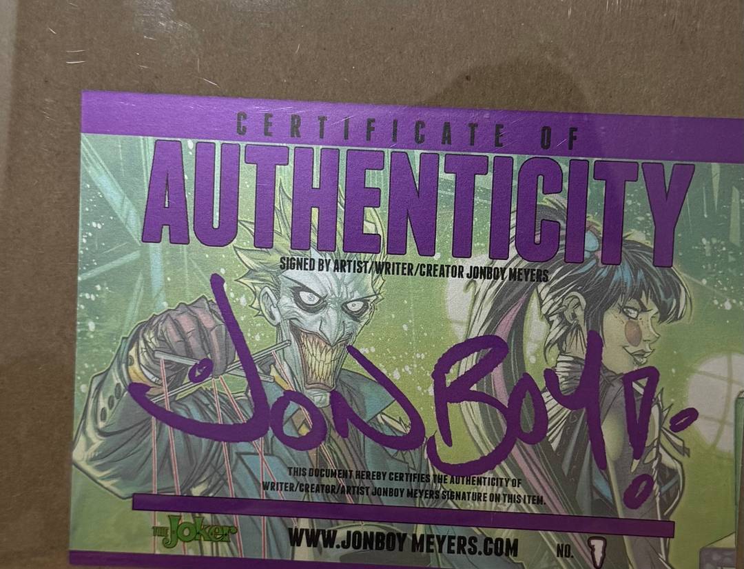 The Joker #1 w/COA thumbnail 2